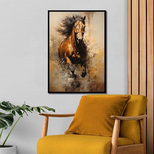 Tableau abstrait sur toile étalon décoration murale rustique pour habiller un grand mur