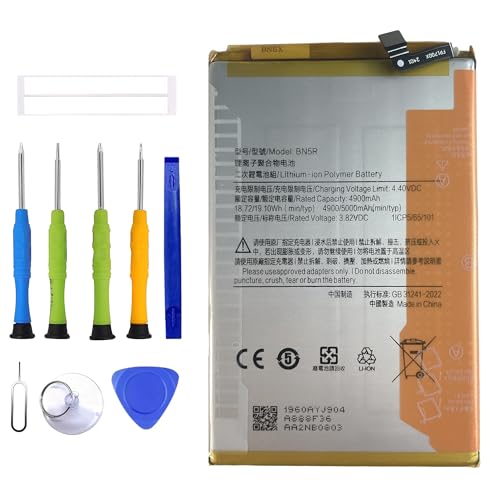 ERYNK BN5R Nueva Batería de Repuesto Compatible con Xiaomi Redmi A3 con Kit de Herramientas