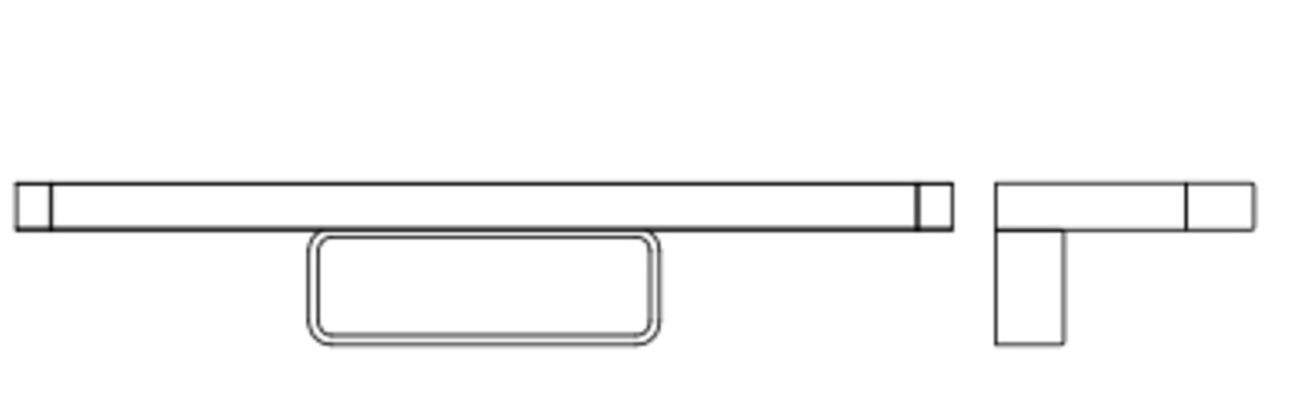 Osram Aluminium Wandleuchte Orbis Disc Bar, außen, mit LED, warm- bis neutralweiß, silber