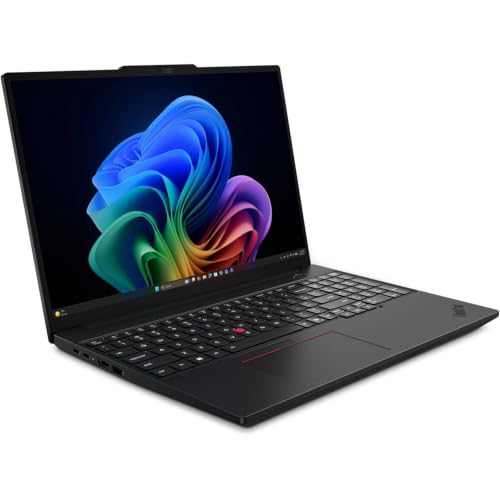 Image of Lenovo ThinkPad T16 Gen 5 21WT004SUS 16 inch Touchscreen Copilot+ PC Notebook - WUXGA - 60 Hz - Intel Core Ultra 5 Series 3 335 - vPro Technology - 16 GB - 512 GB SSD - English Keyboard - Black - Intel Ch