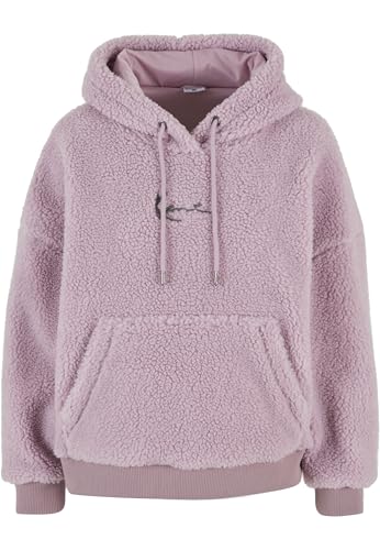 Karl Kani Metal Signature Teddy Os Hoodie Rose, XS
