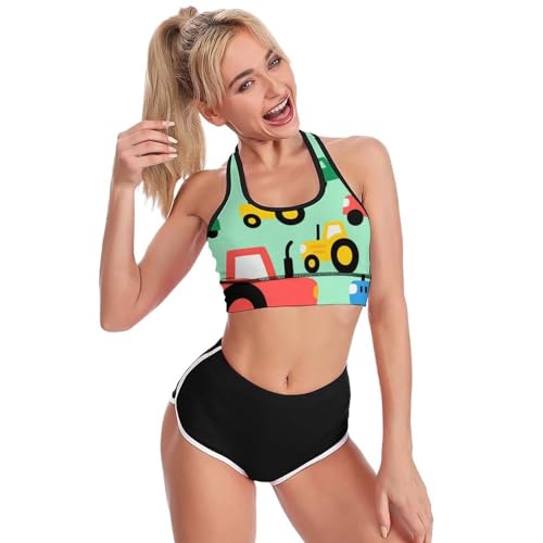 Womens Comfort Fit Yoga Bra Athletic Shirts for Sports Exercise3