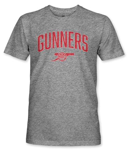 Arsenal FC Premium Vintage Triblend Soccer T-Shirt (US Alpha Large Regular Regular Grey)