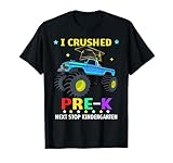 pre k Graduation 2025 Graduate Monster Truck Kindergarten T-Shirt