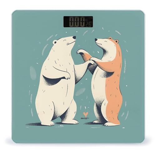Báscula digital de baño precisa Bears Together miniatura 1