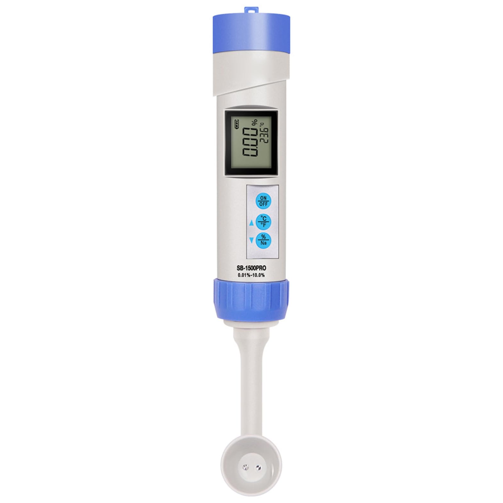 Buxuaaaa Light Professional Salinity Gauges Accurate Content Meter With Auto Temperature Compensation Small Salinity Monitors Tester