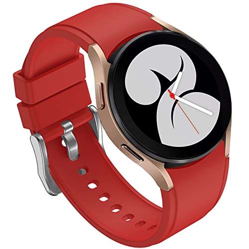 FatcatBand Armband Kompatibel mit Samsung Galaxy Watch 4 40mm / 44mm, Galaxy Watch 4 Classic 42mm / 46mm, 20mm Silikon Armbänder Sportarmband für Samsung Galaxy Watch Active 2 / Galaxy Watch 3 41mm Cover
