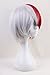 Ani·Lnc Short Silver Red Mixed Cosplay Wig with Free Wig Cap