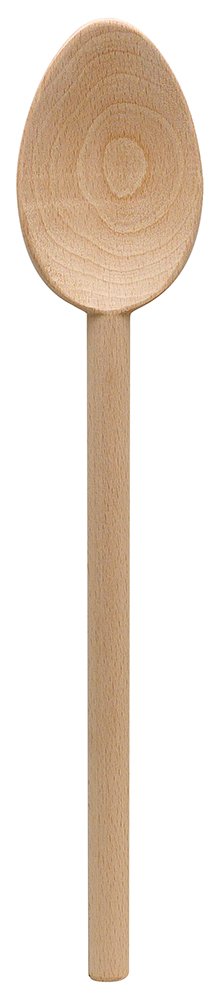 HIC Harold Import Co. 2448 Super Heavyweight French Beechwood Spoon with Extra Large Bowl, Green-Seal Certified, 17.75-Inches