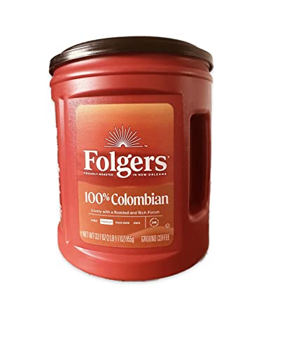 Image of Folgers 100% Colombian Medium Roast Coffee 33.7oz