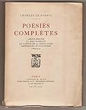  Le Goffic. Poésies complètes. Amour breton. Le bois dormant. Le pardon de la reine Anne. Impressions et souvenirs (1889-1914).
