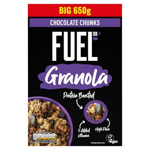 FUEL10K Chocolate Chunks Granola 650 g (Pack of 1)