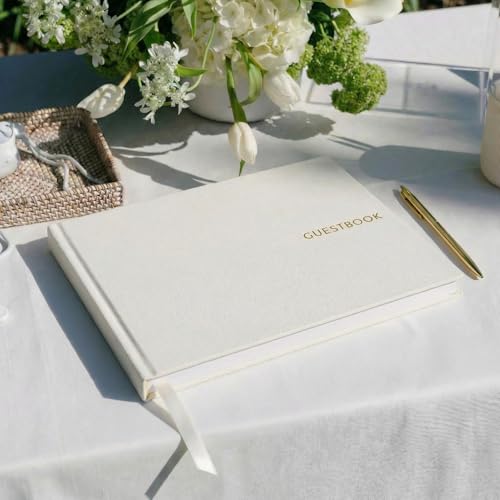 Livre d'or de mariage en lin album photo Polaroid de réception