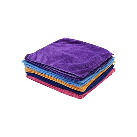 XL Premium Reusable Microfibre Baby Wipes/Washcloths/Flannels - Pack of 25-25x25cm - 300GSM : Washable, Super Soft, Extra Thick & Highly Absorbent (Pack of 25) Cover