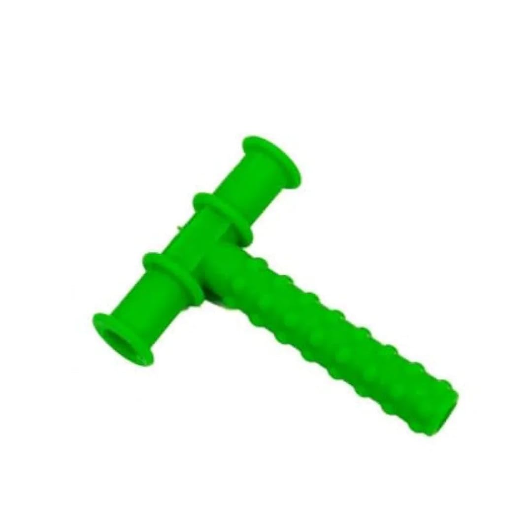 Chewy Tube, Green Color Chewing Tube, Speech Therapy Tool, Oral Motor Exercises Tool, Oral Placement Therapy