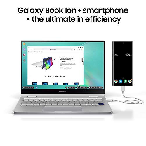 Samsung Galaxy Book Ion 15.6 Inch 8 GB Intel Core i5-10210U Processor Laptop - Aura Silver (UK Version) - Image 7