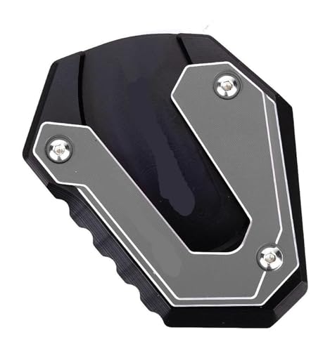 Support béquille Tracer 9 GT anti enfoncement plaque extension aluminium