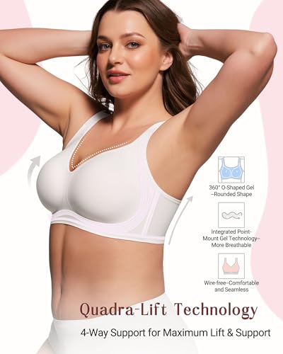 As Fairy Full Coverage Wireless Plus Size Seamless Bralette (Various Colors/Sizes) - image 2