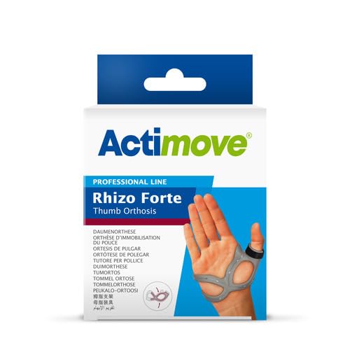 Actimove Inmovilizador Pulgar Rhizo Forte Izquierdo Gris S