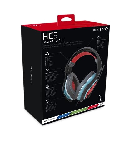 Casque de jeu Gioteck HC-9 doté de haut-parleurs dynamiques et micro flexible - 4