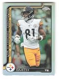 2025 Topps Chrome Refractor #257 Jonnu Smith Pittsburgh Steelers NFL Football Trading Card
