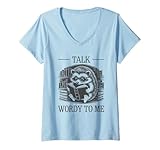 Photo Gallery donna talk wordy to me maglietta con collo a v Photo Gallery donna talk wordy to me maglietta con collo a v