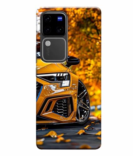 Image of Racing Car Rider Printed Hard Back Case Cover & Compatible for Vivo V30 Pro 5G | V2319 (Multicolor) - D1815