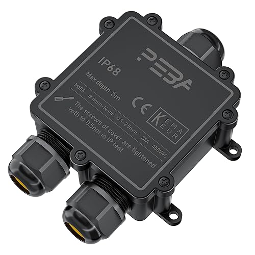 PEBA IP68 Wasserdichte 3-Wege Abzweigdose