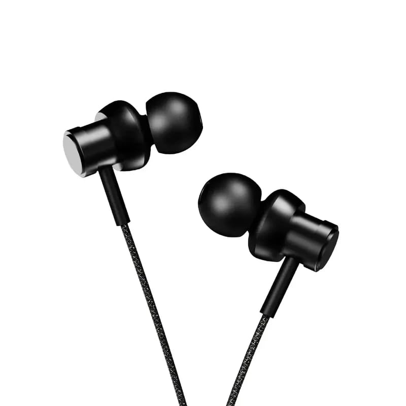 HI5 USB-C Wired Earphones with Mic, Hi-Res Sound, Black