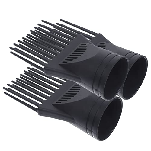 FOMIYES Air Concentrator Comb Hair Dryer Accessory 3pcs Set for Wine Wind Comb