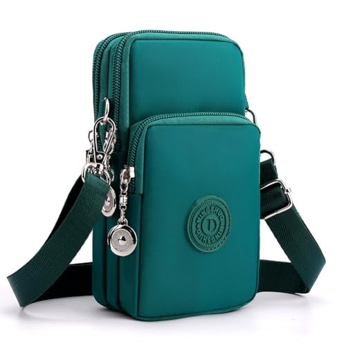 JANKS Bolsa tiracolo pequena para mulheres, mini bolsas para celular, bolsa de ombro, 010 Chrismas Green