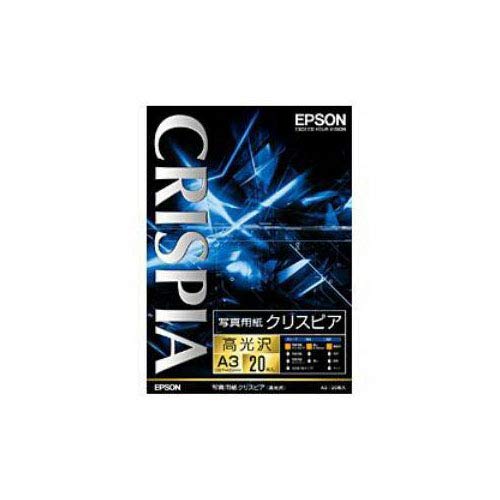 エプソン 写真用紙クリスピア 高光沢 A3 KA320SCKR 1冊(20枚) (×2セット)