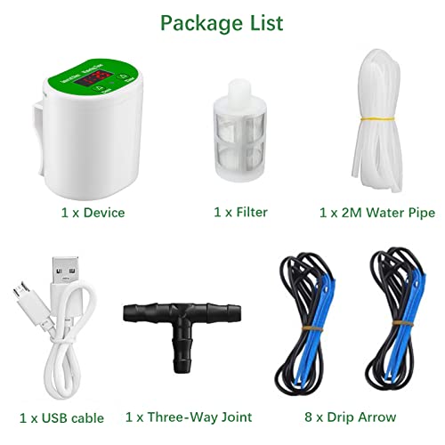 Automatic Watering System USB Power Automatic Drip Irrigation Kit 8 ...