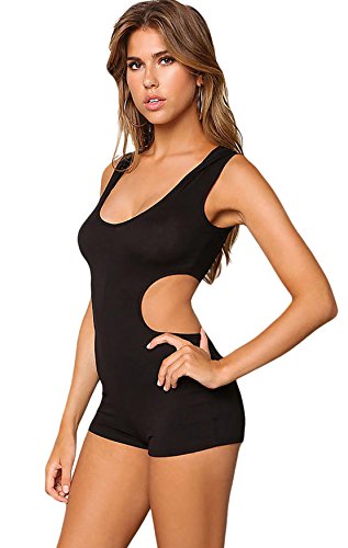 Mono negro YALI Luyao sin mangas en talla L para evitar el calor con elegancia 1