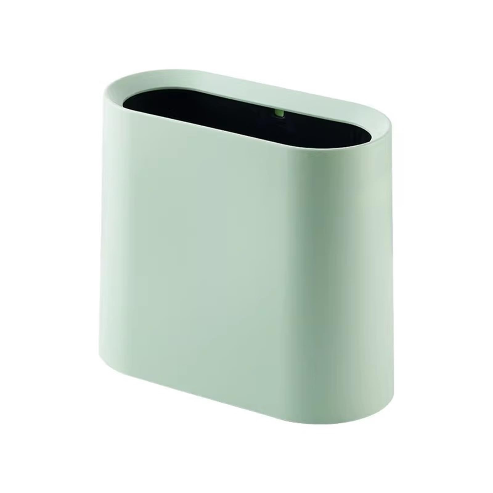 Waste Bins Multi Color Optional Trash Can Household Bedside Kitchen Bathroom Large Capacity(Green)