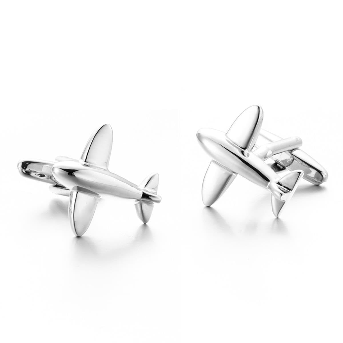 YAHOYA Gemelos para hombres Moda Plata Color Avión Botones Vestido formal Camisa Puño Enlaces Regalos de boda Joyería