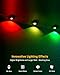 DELITOR Permanent Outdoor Lights, 111FT Smart Black Christmas Lights with App Control, IP65 Waterproof Eternity Eaves Lighting with 72 RGB LED Lights for Outside Roofline Decor, Party, Holiday Xmas
