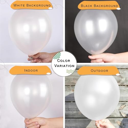 Balloon Arch Kit, 135pcs Pearl White Balloons, 18/12/10/5 Inch, Birthday, Baby Shower, Wedding, Bridal and Graduation Decorations - image 4