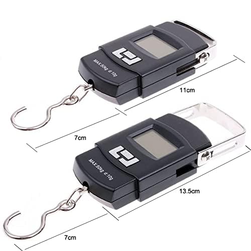 Image of Dr. Care Hanging Weight Machine 50kg - Portable Digital Weighing Scale for Luggage, Gas Cylinder & Travel, Wide Soft Handle, Extra Strap Included, Weighing Scale for Luggage Bags & Suitcase