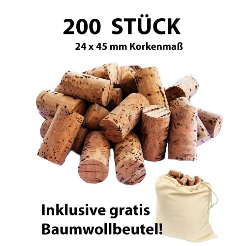 Miniatura 2 de Corchos De Botella Como Tapones De Vino Para Decorar, Embellecer, Artesanía - De Naturaleza Como Suministros De Manualidades Para Niños, Suministros De Pasatiempos Para Adultos 24mmx45mm 200 Oscuro