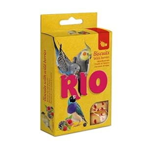 Biskuits mit Waldbeeren | 150 g | Ergänzungsfuttermittel für Ziervögel | Leckerbissen für viel Abwechslung | Mit Eiern und Getreide | Für mausernde und brütende Vögel geeignet