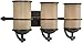 Sea Gull Lighting 44522EN3-845 Roslyn Vanity, 3-Light LED 28.5 Total Watts, Flemish Bronze
