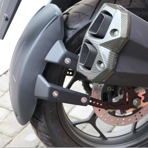 Garde-boue de roue moto avec support en acier anti-vibration - 4