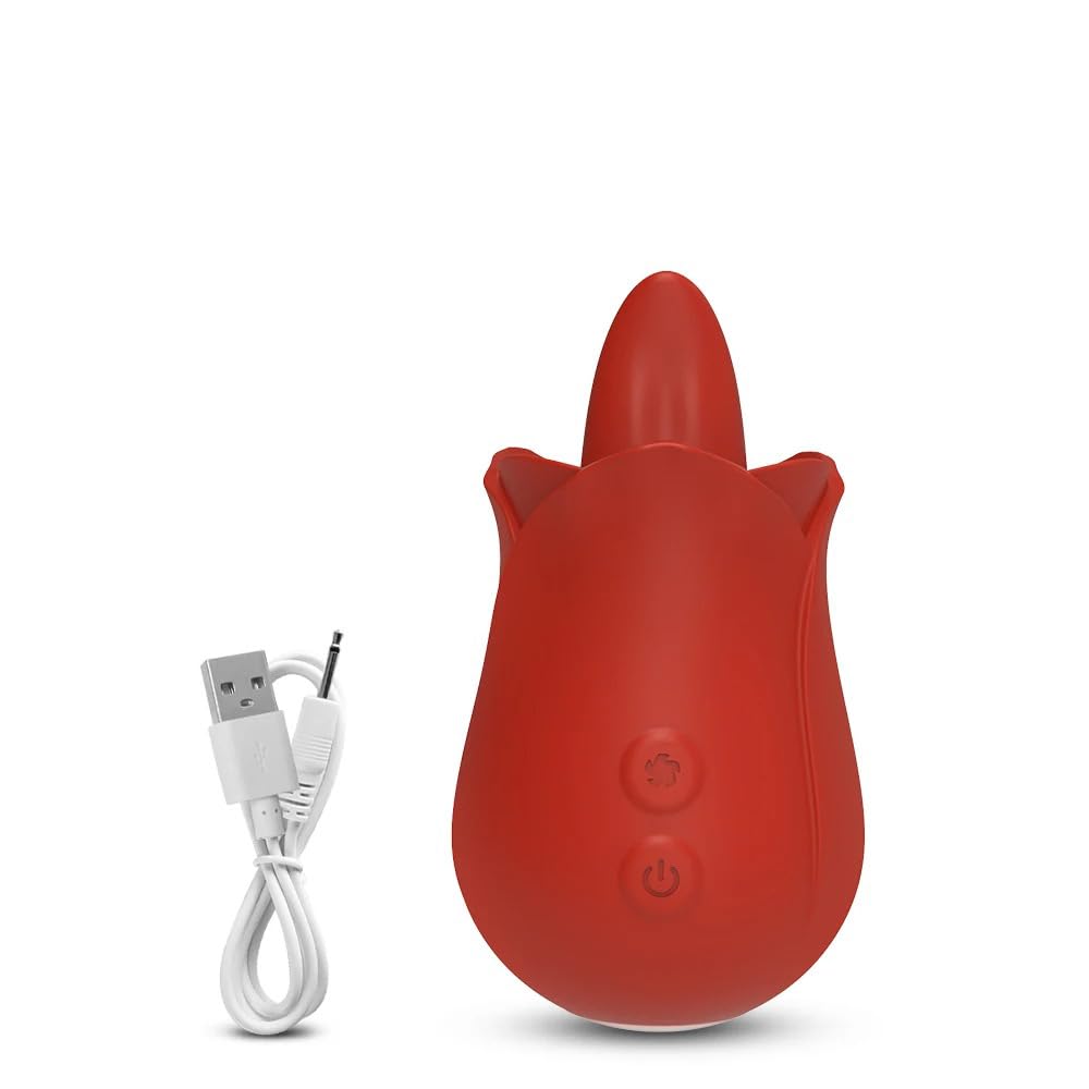 Vibratore carino a forma di fiore leccare la lingua vibratore per le donne capezzolo clitoride massaggio donne clitoride orgasmo merci giocattoli del sesso per adulti prodotti