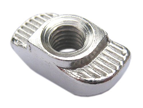 Drop in T-Nut M5 Thread for T-Slot Aluminum Extrusion 15.5x7.8x5.5mm Pack of 20