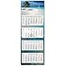 Produktbild timr 4-Monatskalender 2025 Strand I Wandkalender 4 Monate I 33 x 90 cm I mehrsprachig D/GB/F/ES I Jahresplaner mit Schieber Mehrblatt-Kalender I Meer Urlaub-Motiv Karibik I tr_243