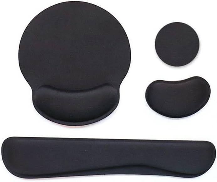 JSEIAJB Rubber Slow Rebound Memory Cotton Wrist Pad Keyboard Pad Wrist Rest Office