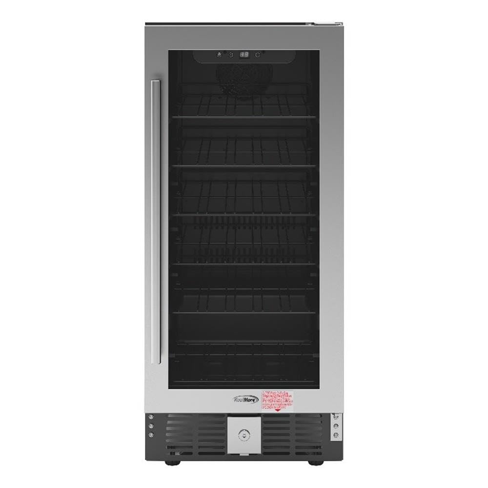 Pemberly Row PR-4753-2620392 3 cu ft Beverage Cooler Stainless Steel