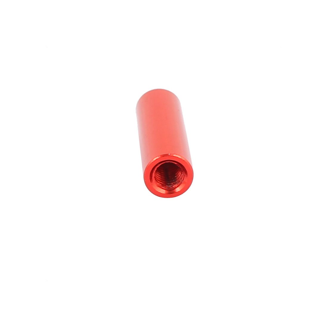 Image secondaire de sourcing map 10 Pcs M3 x 16mm Rond Aluminium Colonne Alliage Entretoise Espacement Goujon Fixation pour Quadcopter Rouge