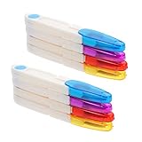 SEWOART 8 Stück Nähscheren aus Hochkohlenstoffhaltigem Stahl mit U-förmiger Klinge...